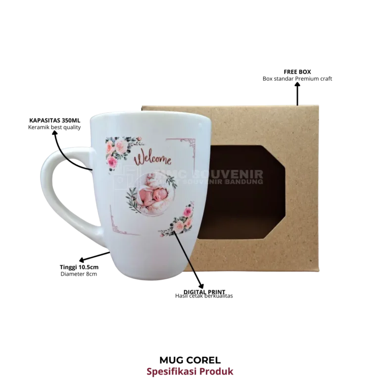 Mug Corel White - Gambar 7