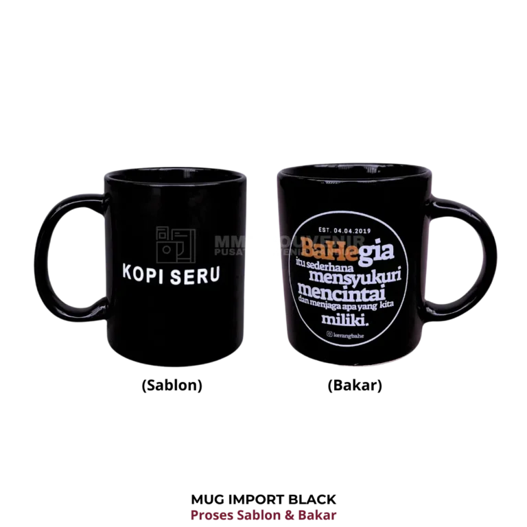 Mug Import Black - Gambar 3