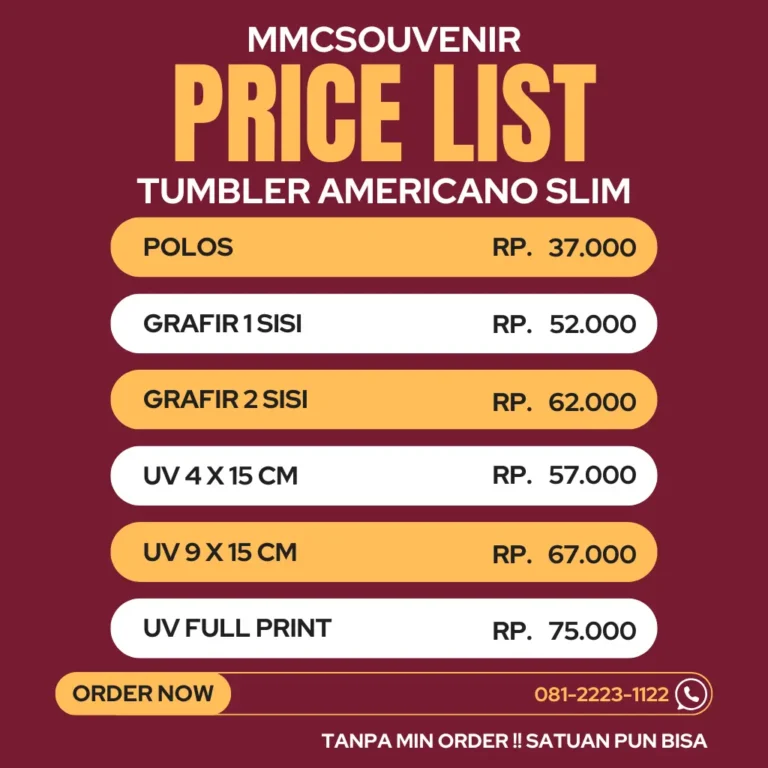 Tumbler Americano Slim - Gambar 4