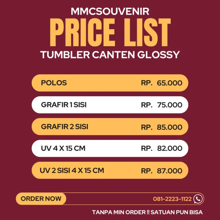Tumbler Canten Glossy - Gambar 4