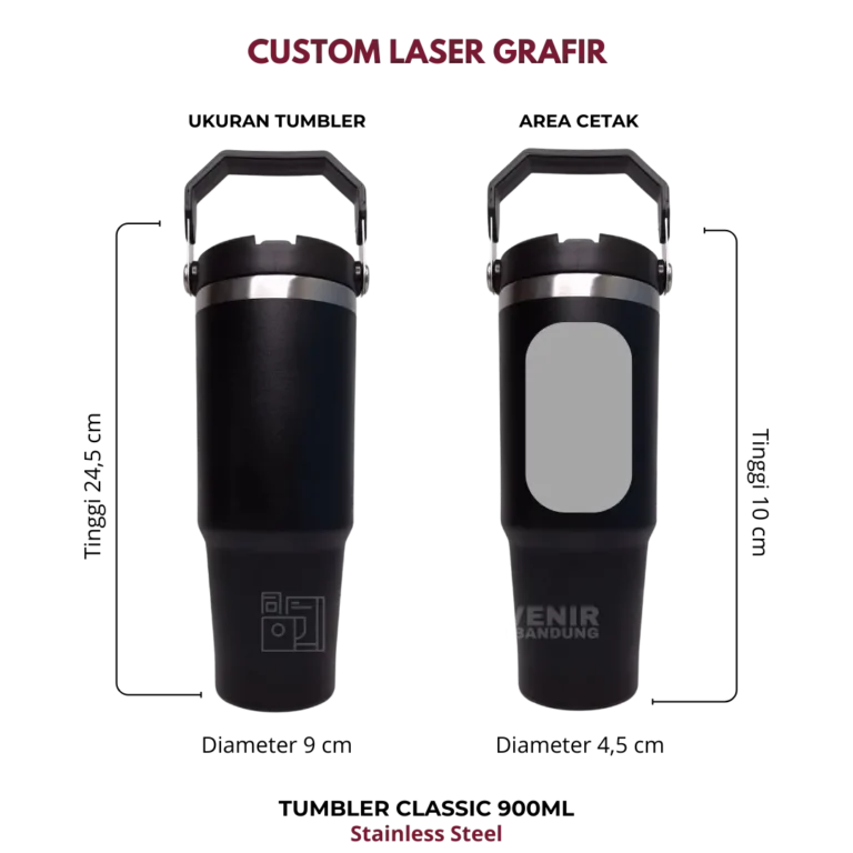 Tumbler Classic 900ml - Gambar 5