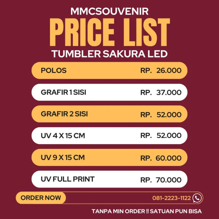 Tumbler Sakura LED - Gambar 4