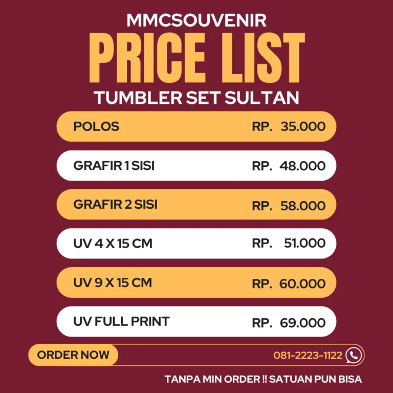 Tumbler Sultan / Vacum Flask - Gambar 4