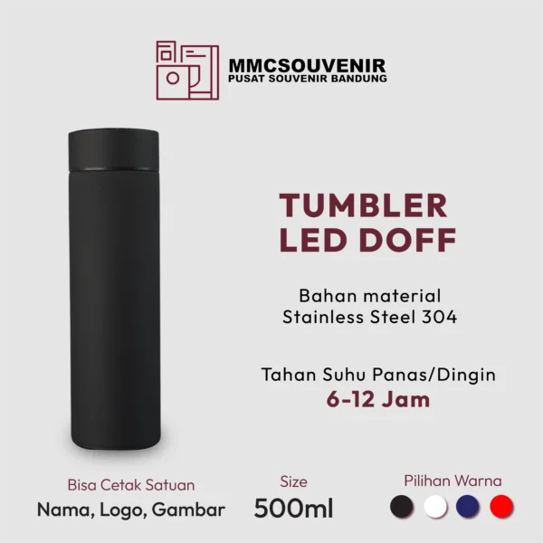 souvenir-hampers-tumbler-custom-grafir-uv-bandung-tumbler-mug-sakura-led-rubber-doff-500-ml