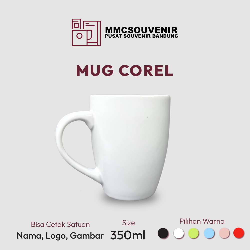 Mug Corel custom Bandung - foto 1