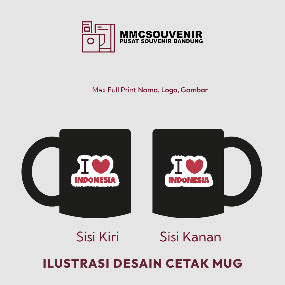 Mug Hitam Super Quality custom Bandung - foto 3