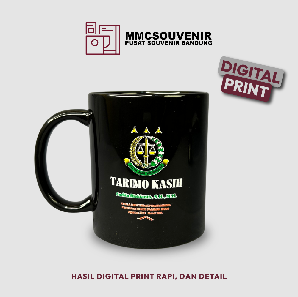 Mug Hitam Super Quality custom Bandung - foto 4