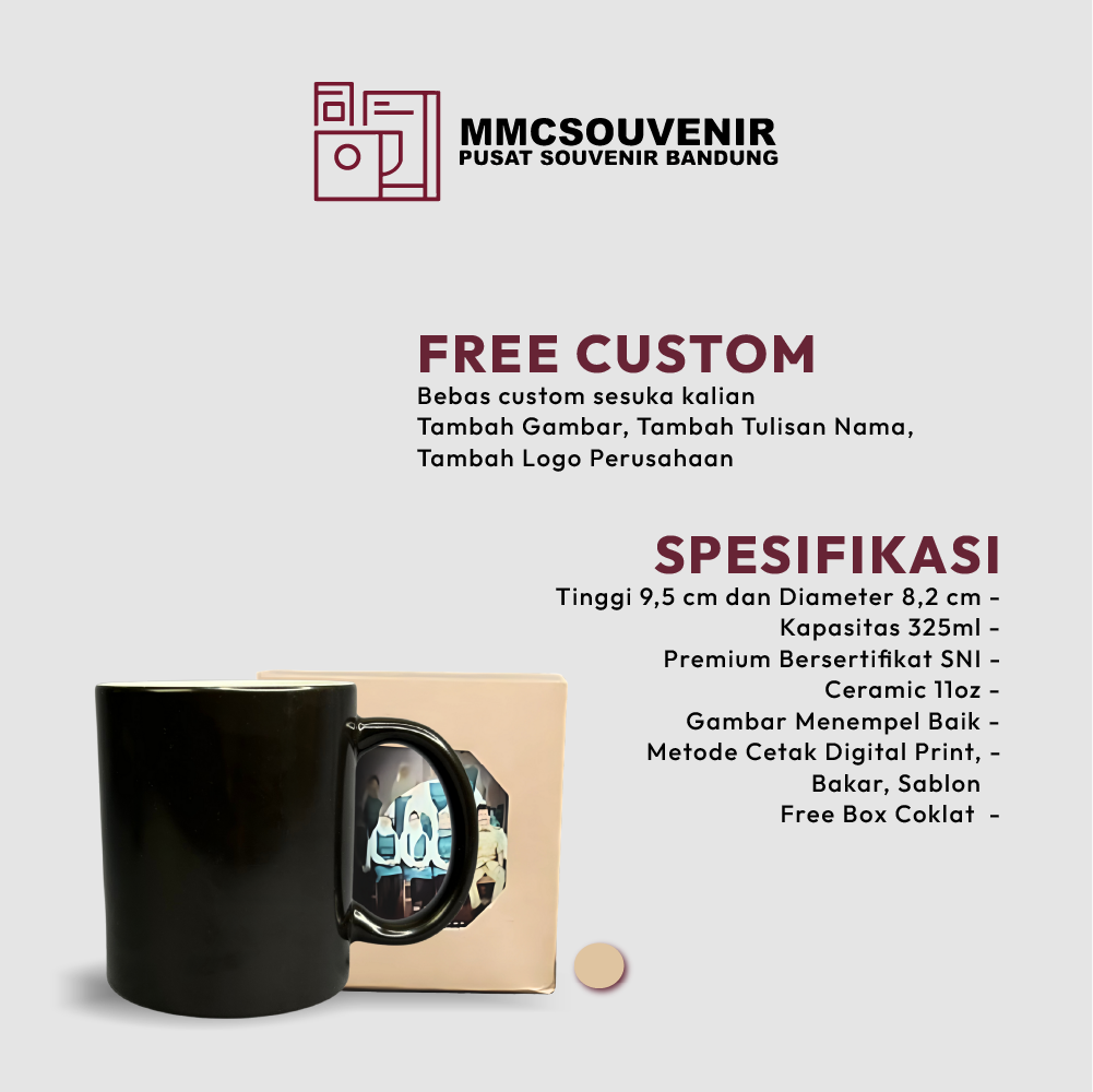 Mug Super Quality Bunglon custom Bandung - foto 2