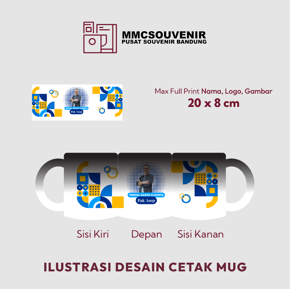 Mug Super Quality Bunglon custom Bandung - foto 5