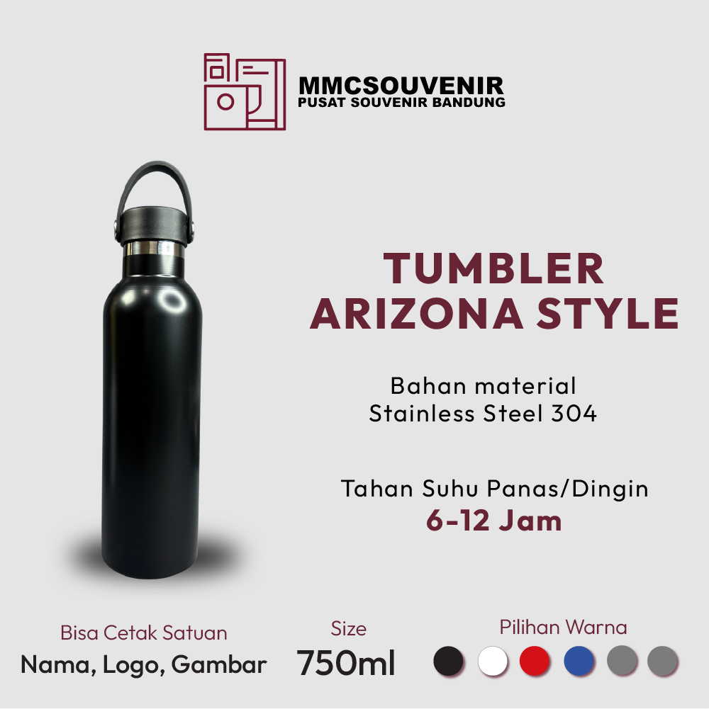 Tumbler Arizona Style custom logo Bandung