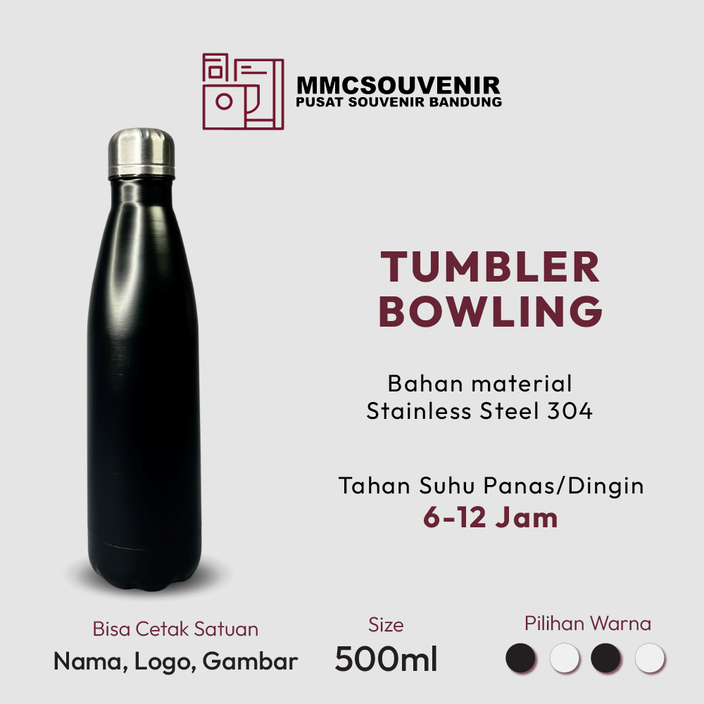 Tumbler Bowling custom logo Bandung