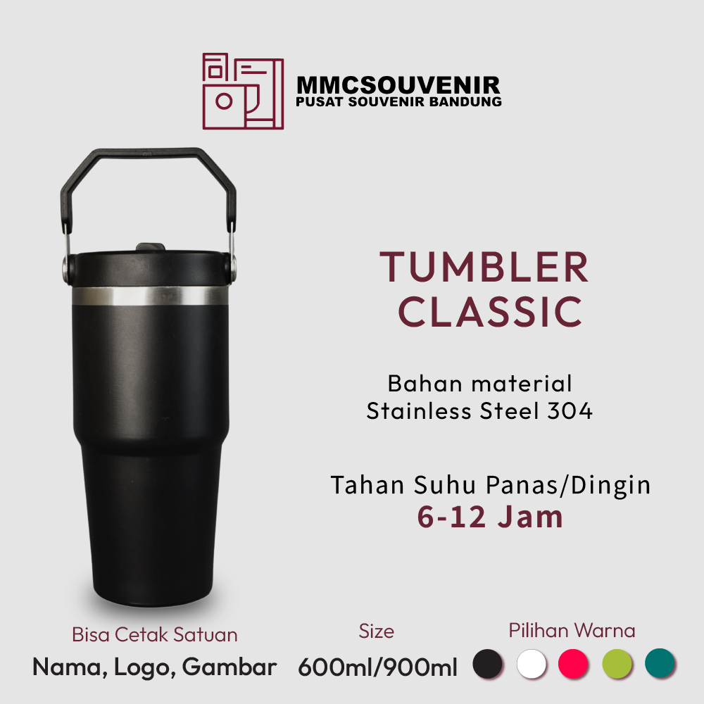 Tumbler Classic custom logo Bandung