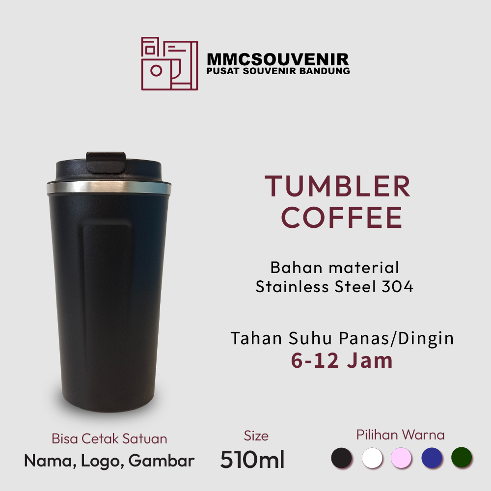 Tumbler Coffee 510 custom logo Bandung