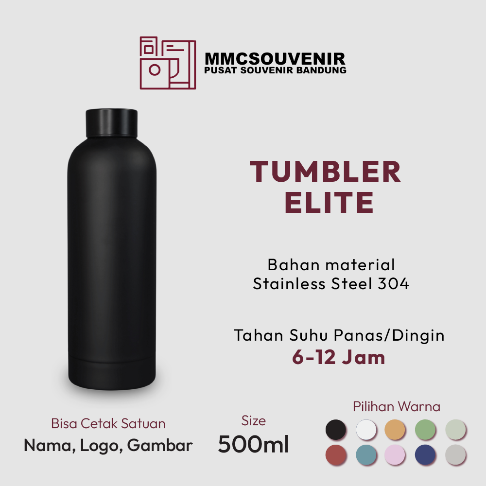 Tumbler Elite custom logo Bandung