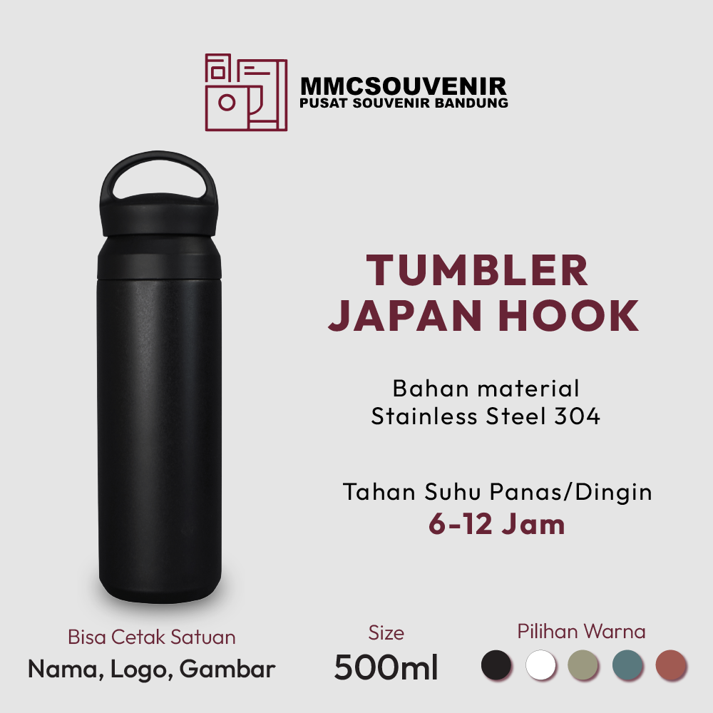 Tumbler Japan Hook custom logo Bandung