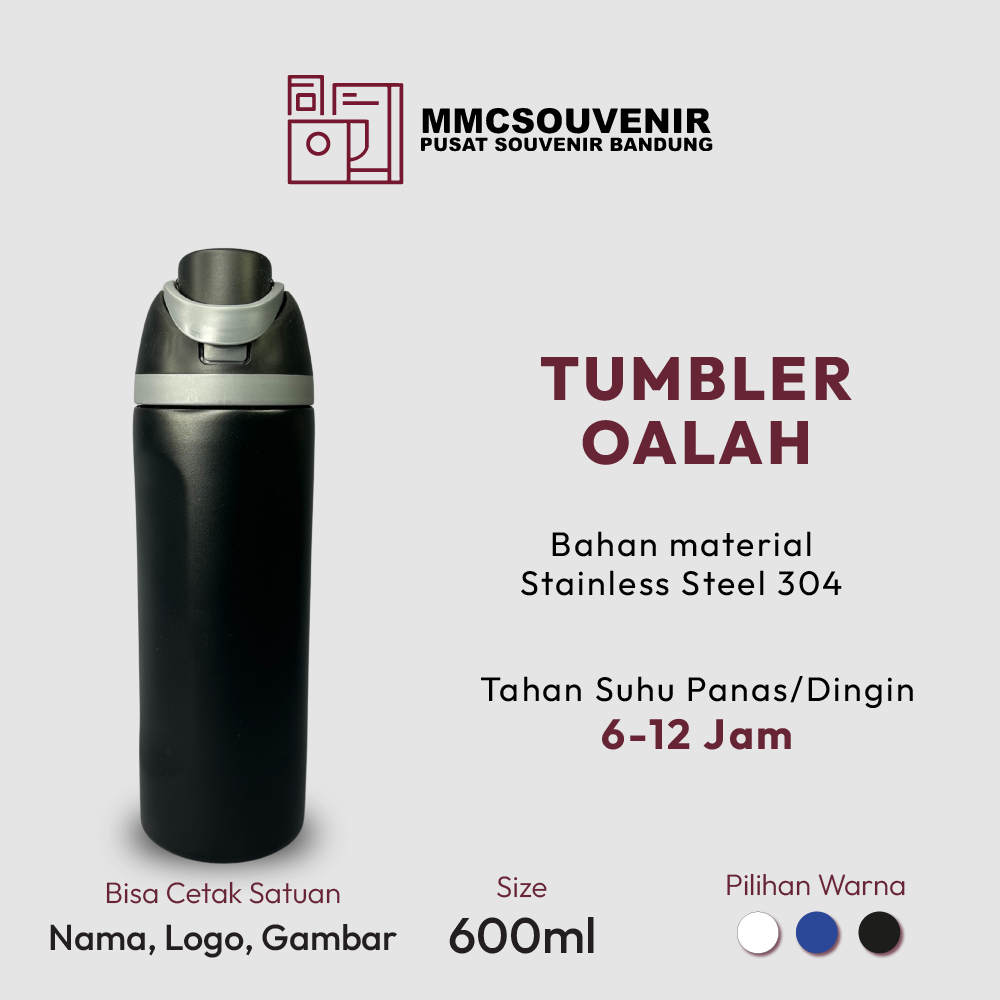 Tumbler Oalah custom logo Bandung