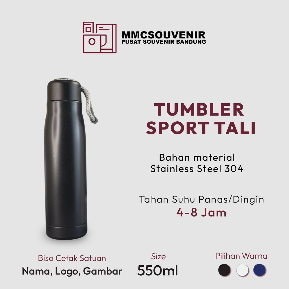 Tumbler Sport Tali custom logo Bandung