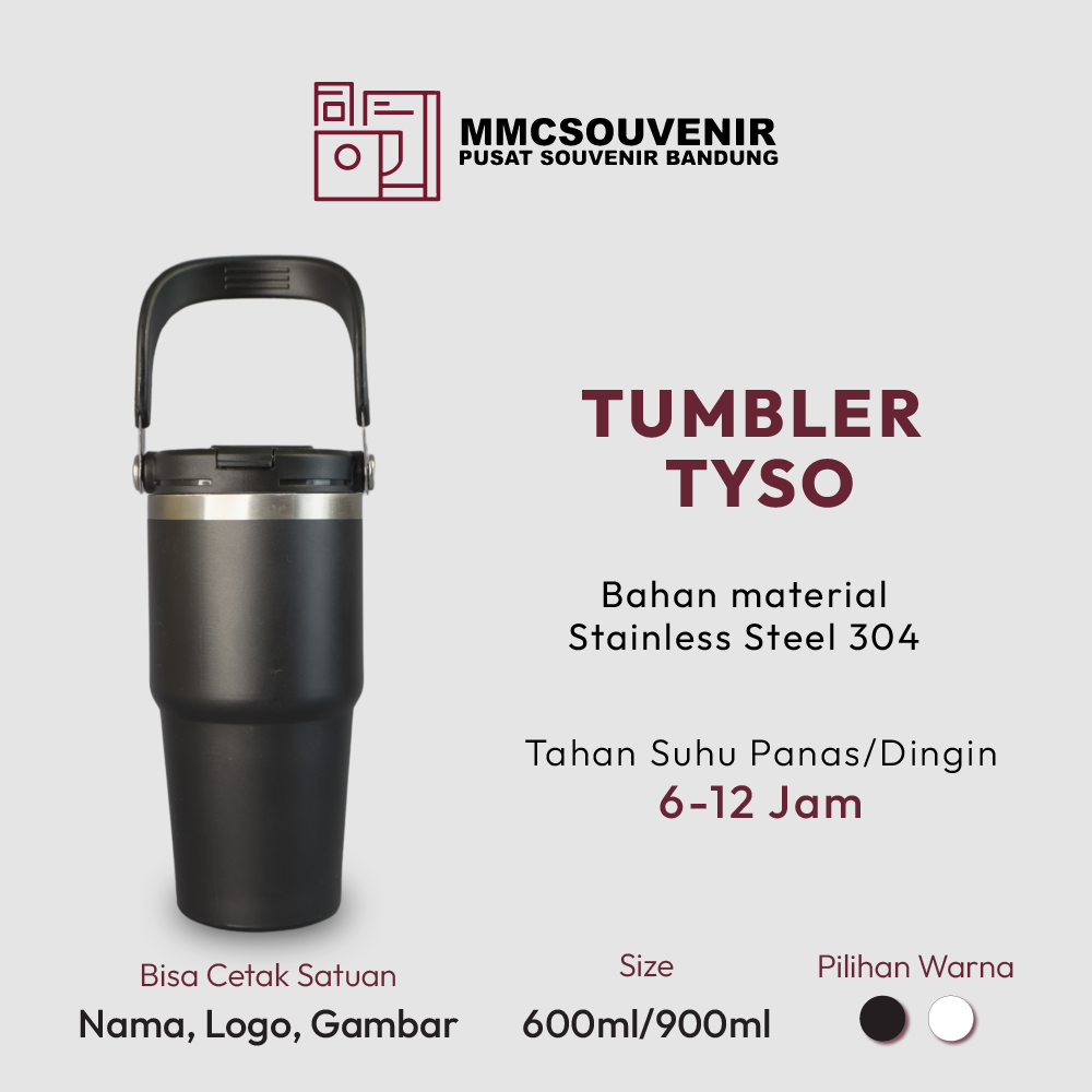 Tumbler Tyiso custom logo Bandung
