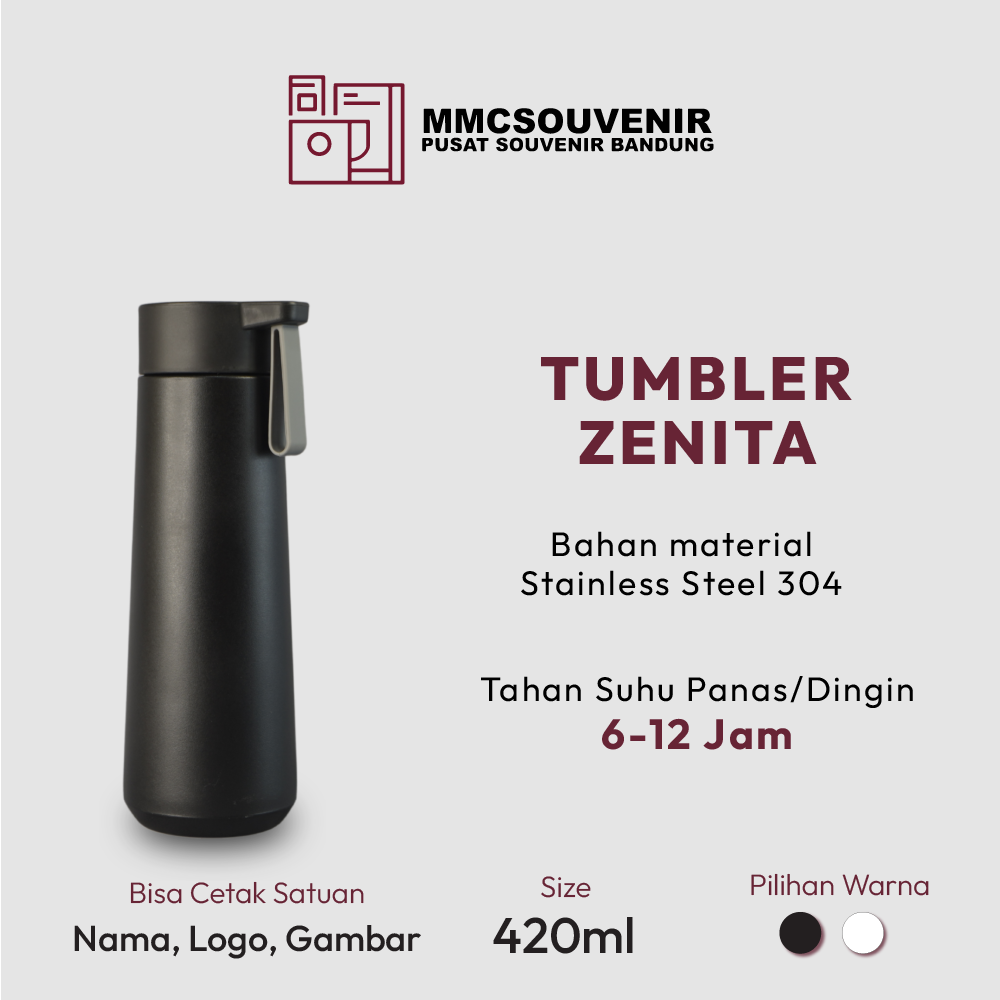 Tumbler Zenita custom logo Bandung